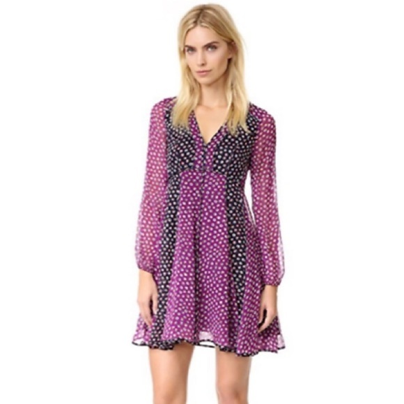 Diane Von Furstenberg Dresses & Skirts - DIANE VON FURSTENBURG • IVETTA SILK BABYDOLL DRESS